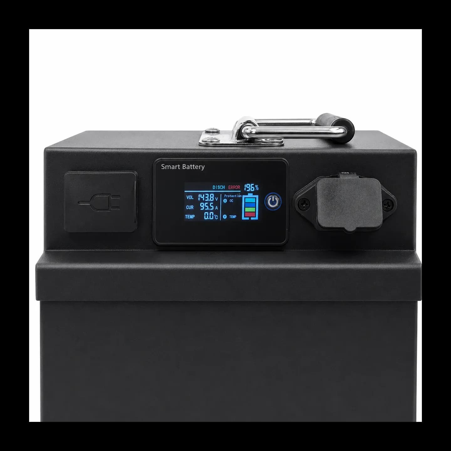 Smart 48V 54Ah LFP long-range battery with built-in display for delivery e-bike rental in Sydney