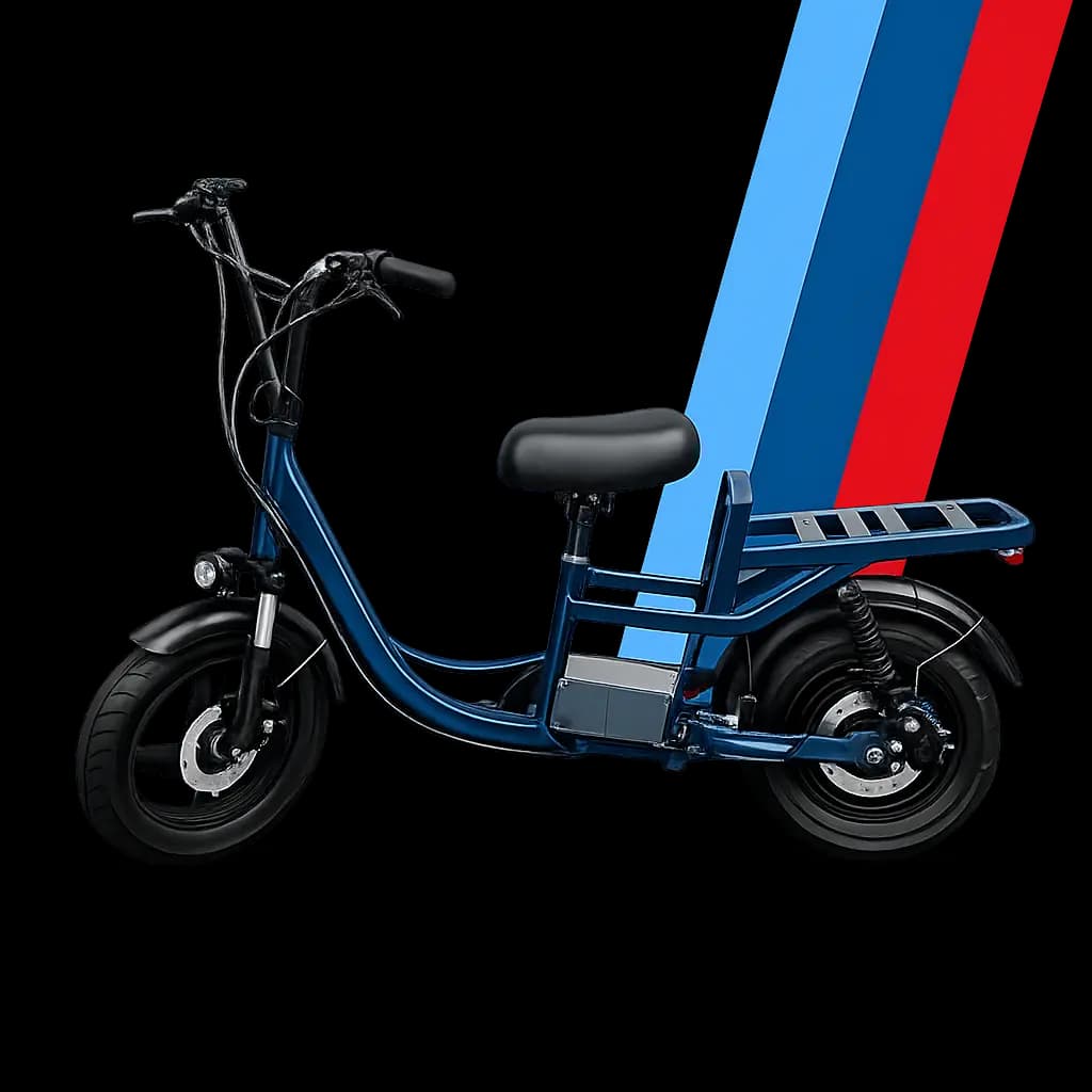 E-Bikes Express delivery e-bike with fat tyres, rear cargo rack and disc brakes — rental in Sydney