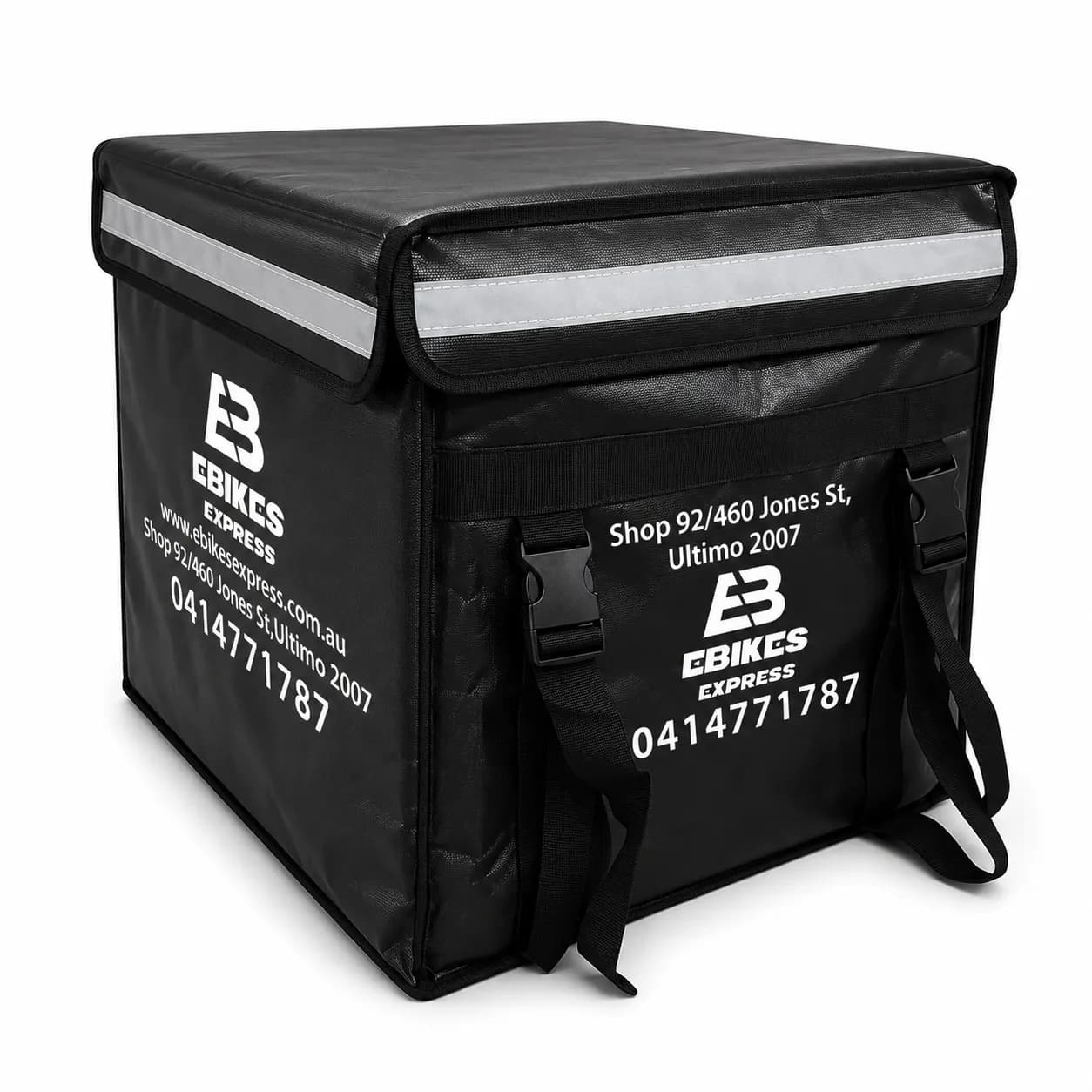 Delivery Bag included with every E-Bikes Express delivery e-bike rental in Sydney